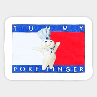 Tummy Poke Finger - Pillsbury Doughboy Sticker